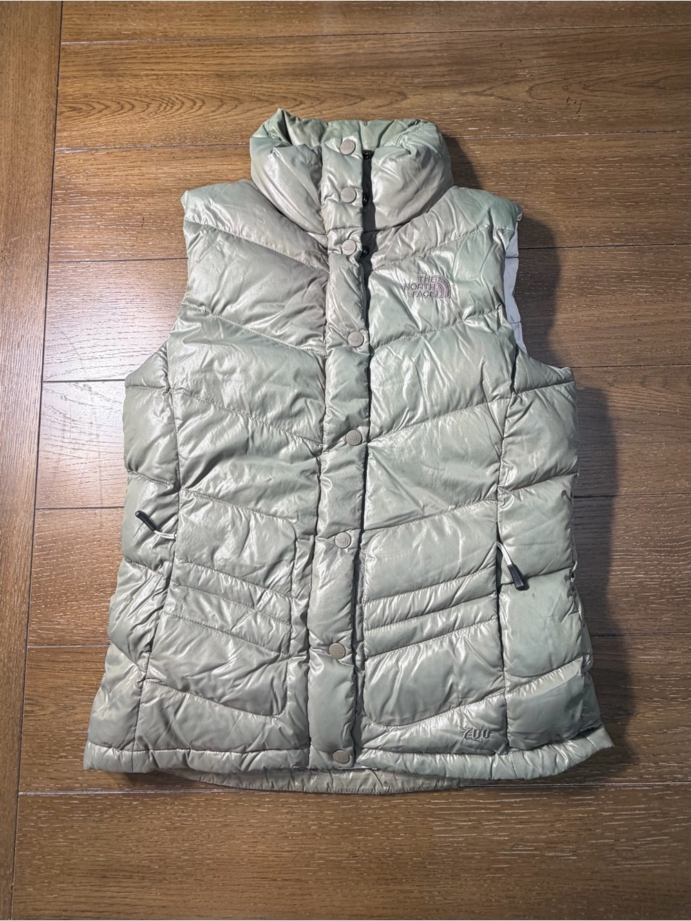 The North Face 700 Down Puffer Vest Green Outdoor Women’s Small